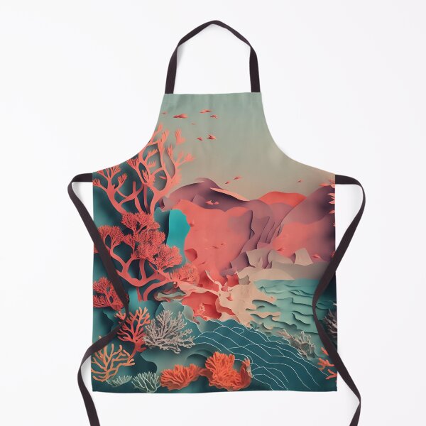 Item preview, Pink Coral Reef in Paper art style designed and sold by FormFinder.