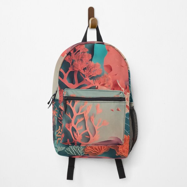 Item preview, Pink Coral Reef in Paper art style designed and sold by FormFinder.