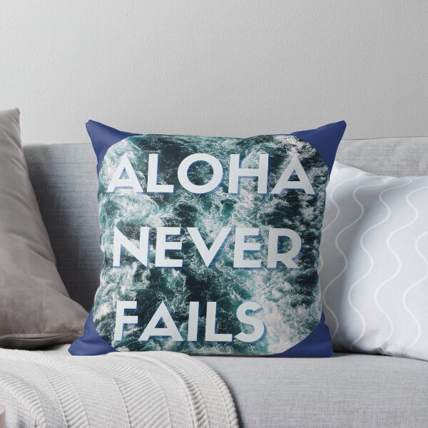 Item preview, aloha never fails hawaii ocean waves | blue aqua turquoise  designed and sold by maplunk.