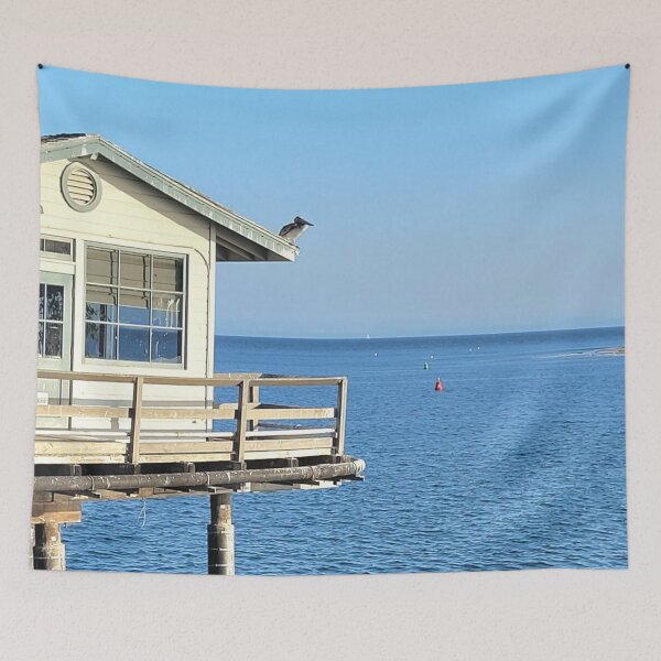 Item preview, coastal hut designed and sold by Bethan Rose Studio.