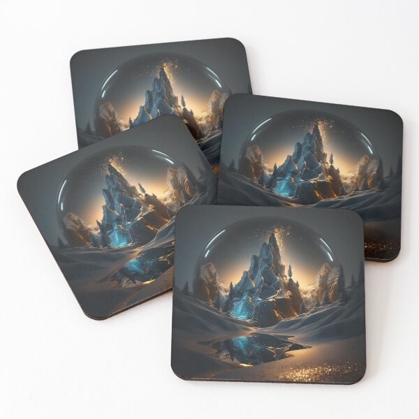 Item preview, Dark Fantasy Art, Frozen Peak designed and sold by Fantasy Masterpiece.