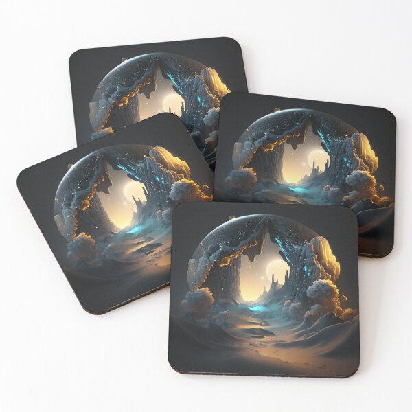 Item preview, Dark Fantasy Art, Golden Moon designed and sold by Fantasy Masterpiece.