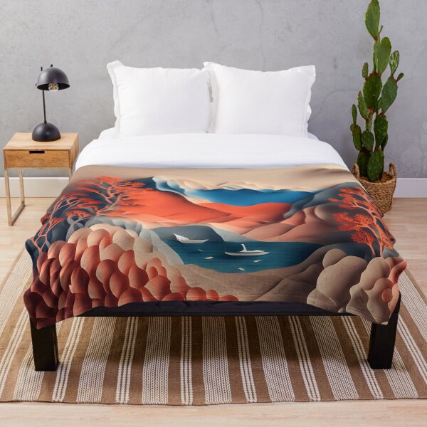 Item preview, Mountain View Dream en estilo de arte de papel designed and sold by FormFinder.