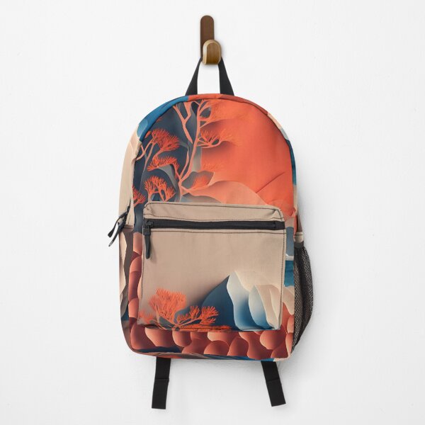 Item preview, Mountain View Dream in Paper art style designed and sold by FormFinder.