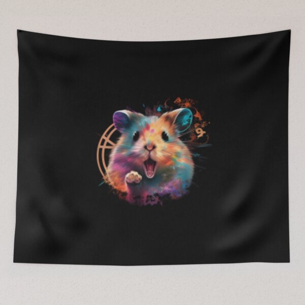 Item preview, Peace Sign And Screaming Hamster designed and sold by Unique-for-U.