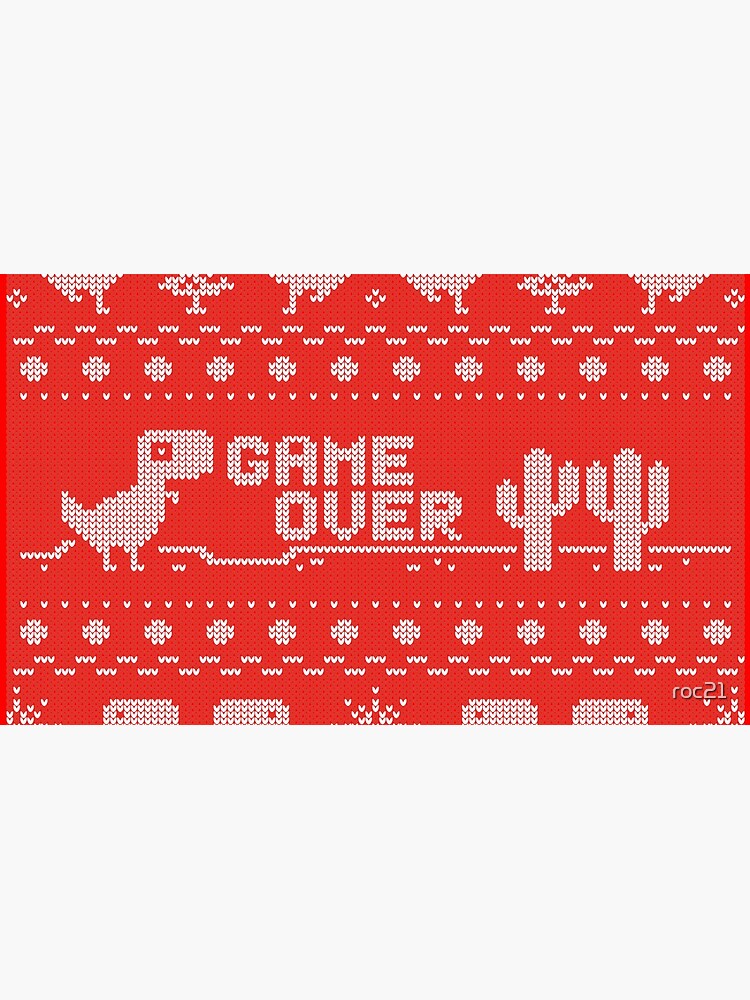 Game Over of a dinosaur de roc21