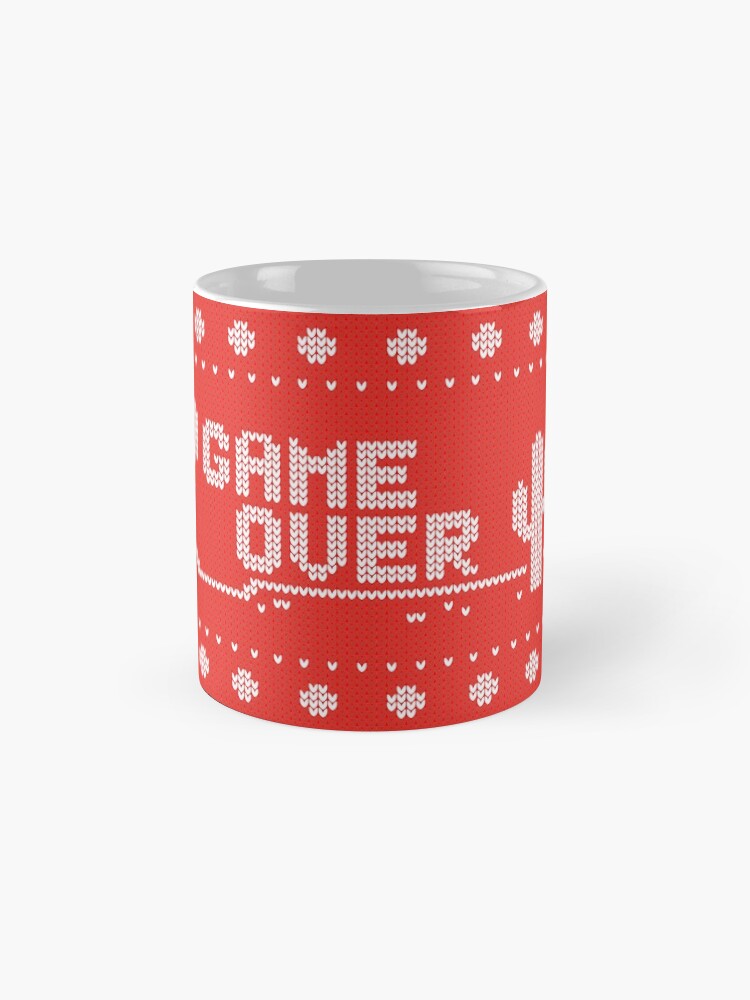 Vista alternativa de Taza Game Over of a dinosaur