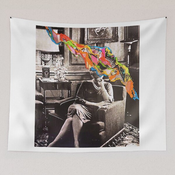 Item preview, Black And White Tear Decollage designed and sold by ThePettyDetails.