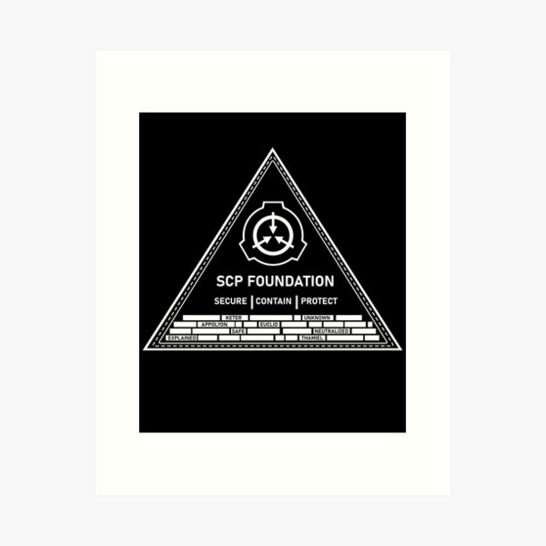 SCP Foundation Rectencular Symbol Art Board Print for Sale by Rebellion-10