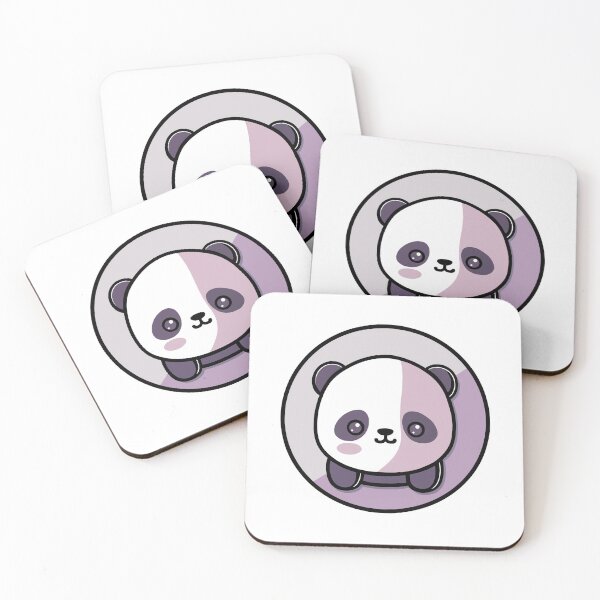 Artikelvorschau, Netter kleiner lila Panda entworfen und verkauft von Kroborus.