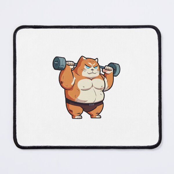 Item preview, Cat bodybuilder designed and sold by alnamla.
