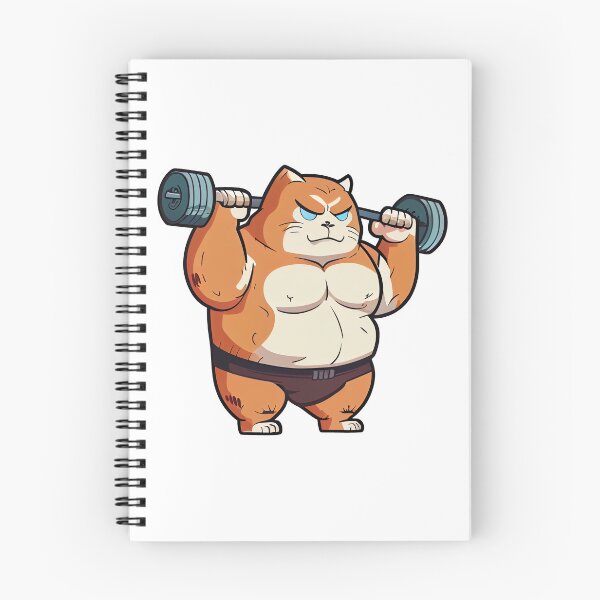 Item preview, Cat bodybuilder designed and sold by alnamla.