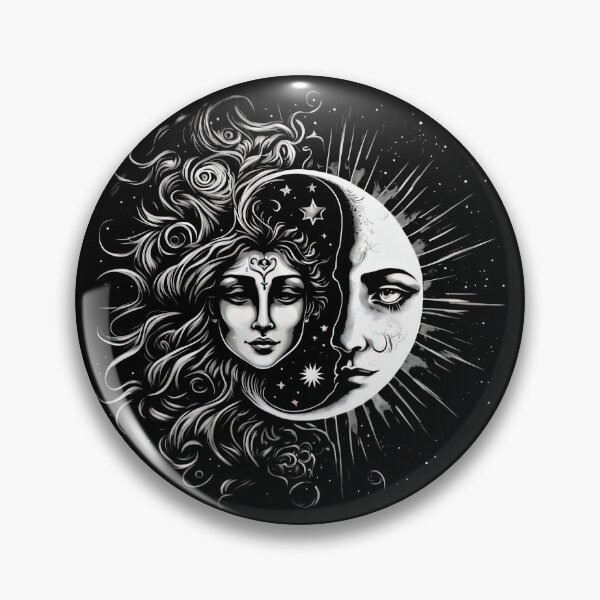 Artikelvorschau, Vintage Mond Sonnenfinsternis entworfen und verkauft von Odd World.