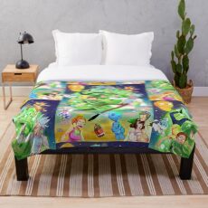 Rick and morty Throw Blanket