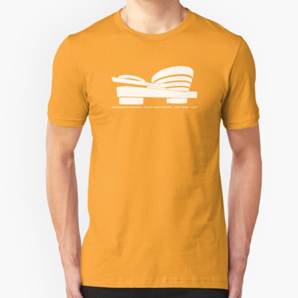 Guggenheim Museum Frank LLoyd Wright Architecture Tshirt Slim Fit T-Shirt