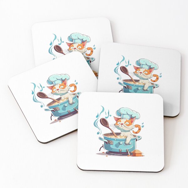 Item preview, Cat cooking designed and sold by alnamla.