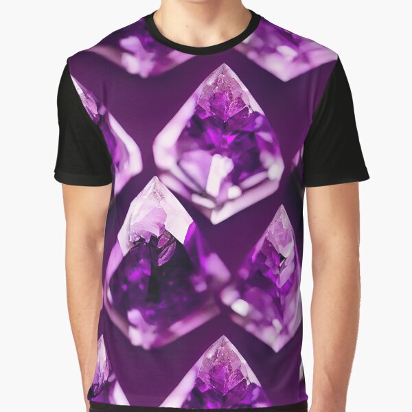 Amethyst Crystal Graphic T-Shirt