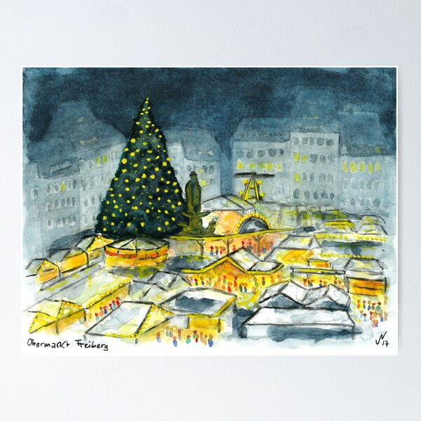 Artikel-Vorschau von Weihnachtsmarkt (Christmas Market), designt und verkauft von Jens Notroff.