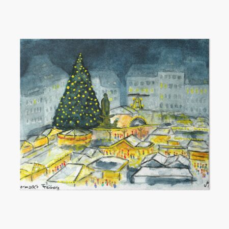 Weihnachtsmarkt (Christmas Market) Art Board Print