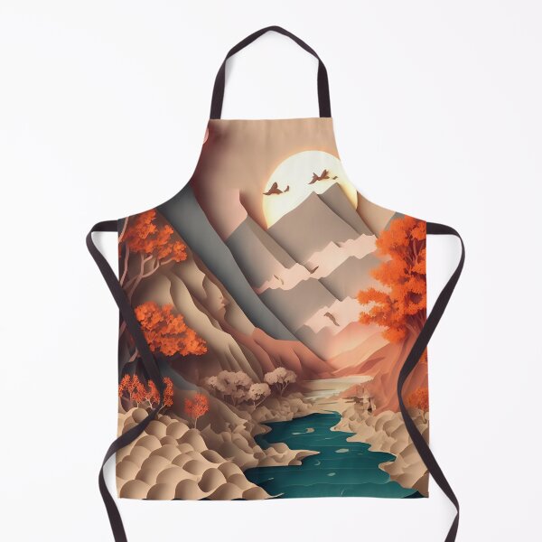 Item preview, Mountain Valley Dream in Paper art style designed and sold by FormFinder.