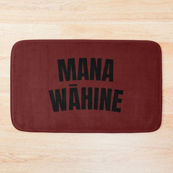 Item preview, mana wāhine girl boss women power hawaii black & white version designed and sold by maplunk.