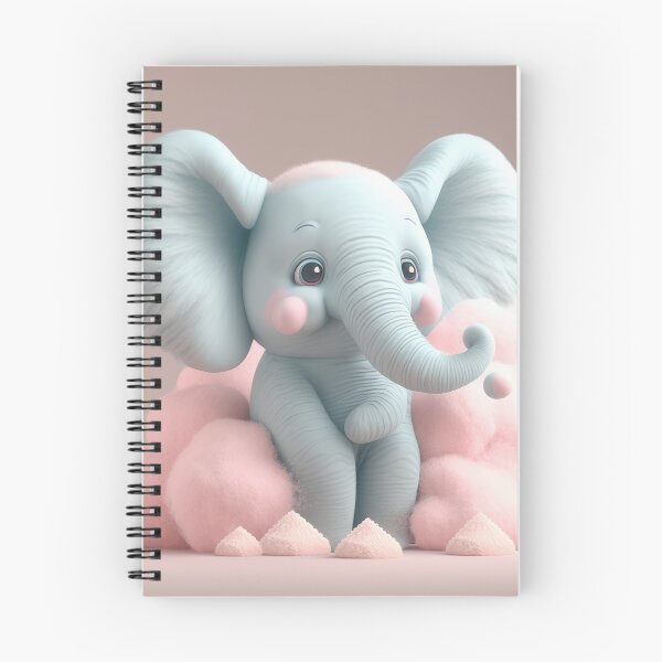 Item preview, Cotton Candy Elephant Cute Elephant Nursery designed and sold by DeRosa3DDesigns.