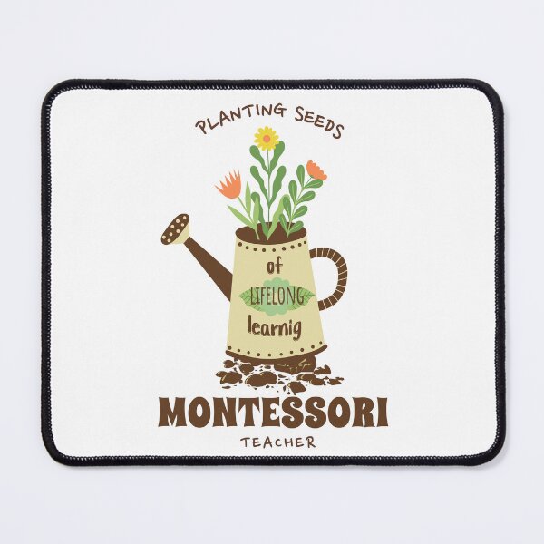 Item preview, Montessori Teacher Gardening Quote designed and sold by SiYDesigns.