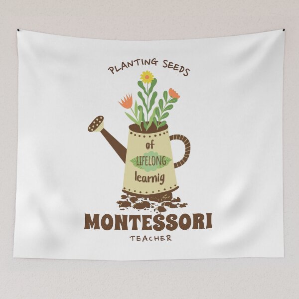 Item preview,  Montessori Teacher Gardening Quote designed and sold by SiYDesigns.