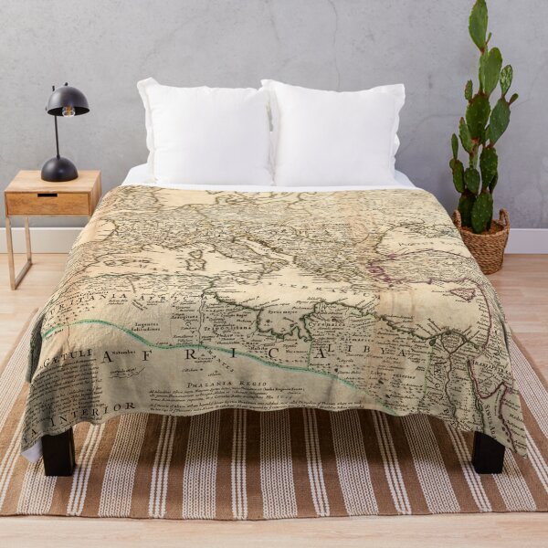 Item preview, Ancient Roman Empire map, 1709 by Guillaume de L'isle designed and sold by nextstepdesigns.
