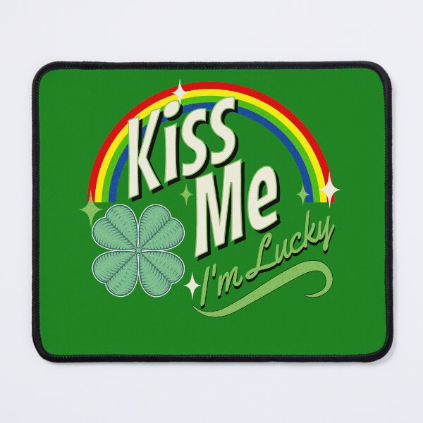 Item preview, Kiss Me, I'm Lucky designed and sold by LifeofWindy.