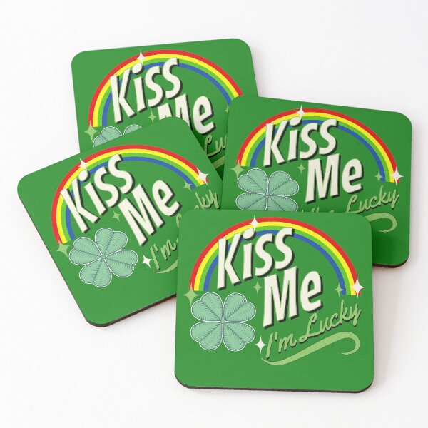 Item preview, Kiss Me,  I'm Lucky designed and sold by LifeofWindy.