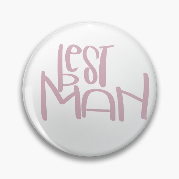 Item preview, Bestman wedding typography pink designed and sold by chuckletuckle.