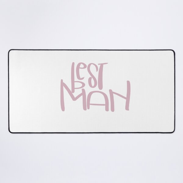 Item preview, Bestman wedding typography pink designed and sold by chuckletuckle.