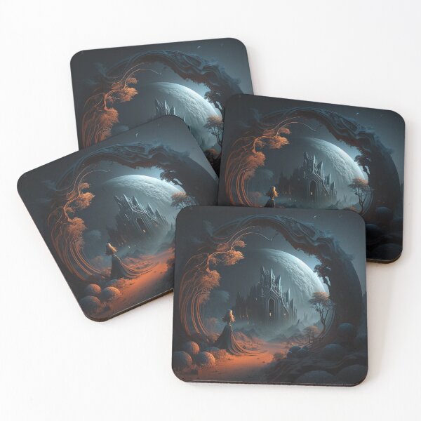 Item preview, Dark Fantasy Art, Ominous Castle designed and sold by Fantasy Masterpiece.