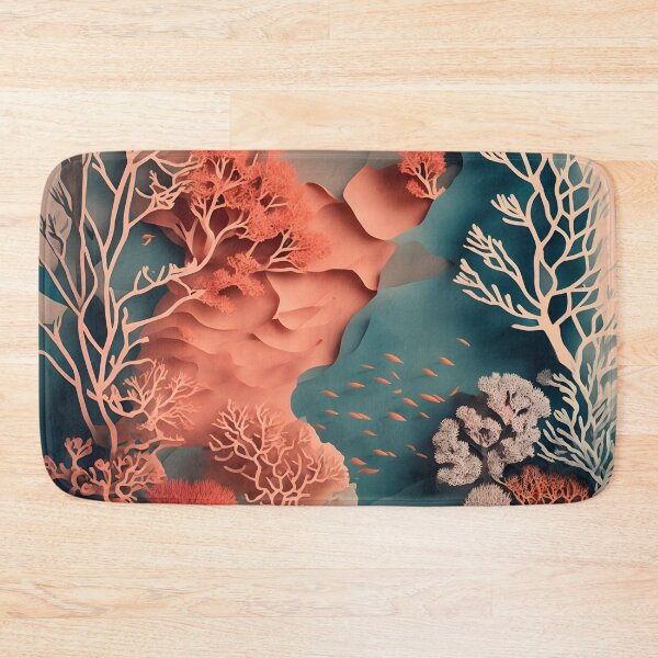 Item preview, Coral Reef Vision in Paper art style designed and sold by FormFinder.
