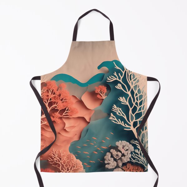 Item preview, Coral Reef Vision in Paper art style designed and sold by FormFinder.