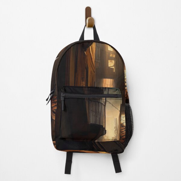Item preview, 1800's styled cobbled city street at dusk designed and sold by GO0BER.
