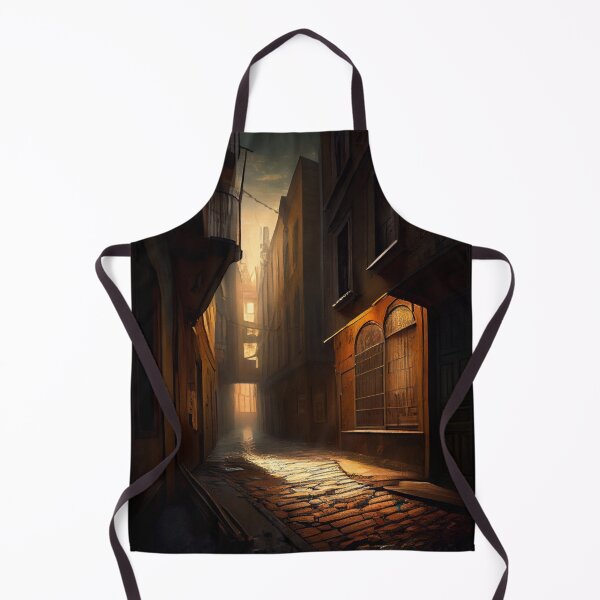 Item preview, 1800's styled cobbled city street at dusk designed and sold by GO0BER.