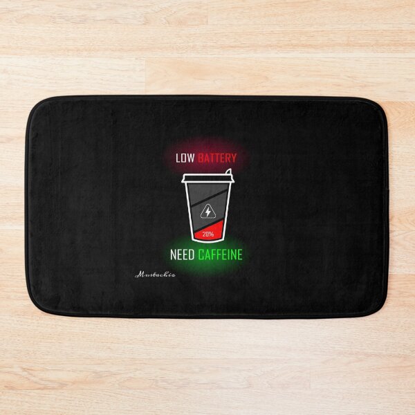 Item preview, Low Battery, Need Caffeine designed and sold by Mustachio-Draws.