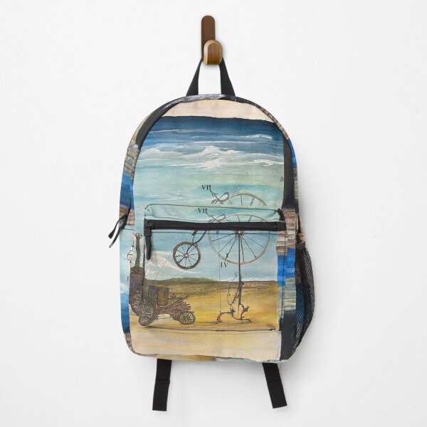 Item preview, Vintage Car, and Bike, Old Man in Rock Home, Sand horizon and Blue Skies Water-colour and Ink Painting By Robert Dillon designed and sold by Layla Hindikka.