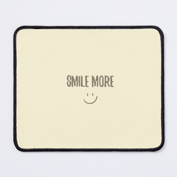 Item preview, Smile More Affirmation Quote designed and sold by blocfurn.