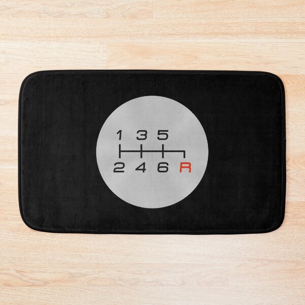 Item preview, 6-speed Manual Transmission Shift Pattern (red reverse on bottom right) designed and sold by ApexFibers.