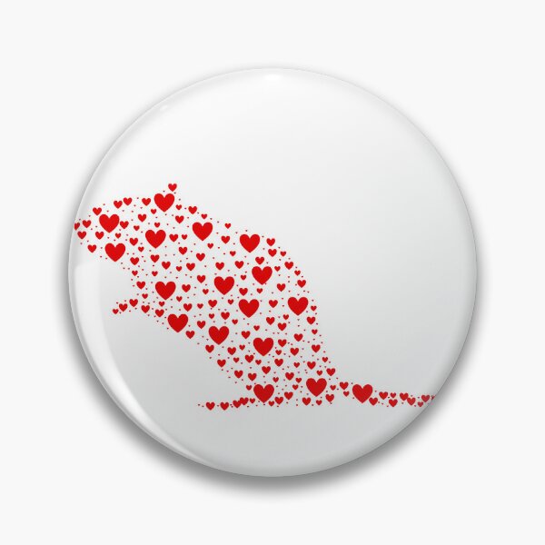 Item preview, Gerbil shapped hearts  designed and sold by Becky-Marie.
