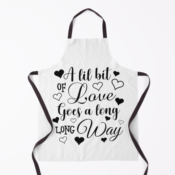 Item preview, A lil bit of love goes a long long way, with hearts! designed and sold by Wes Losner.