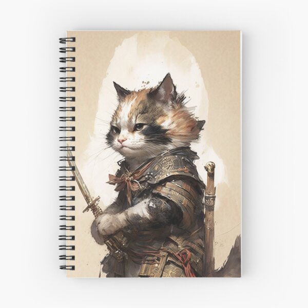 Item preview, Samurai Kitten 14 designed and sold by PrintedBeat.