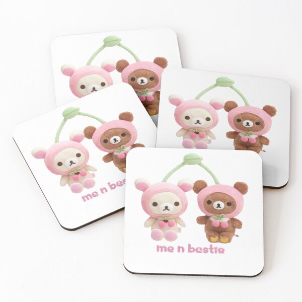 Item preview, me n bestie, rilakkuma & korilakkuma designed and sold by FjallyDesignZ.