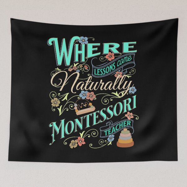 Item preview,  Montessori Teacher Quote designed and sold by SiYDesigns.