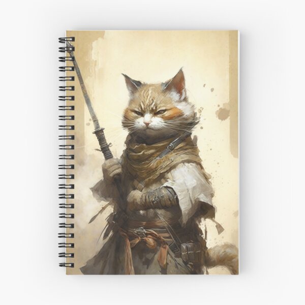 Item preview, Samurai Kitten 15 designed and sold by PrintedBeat.