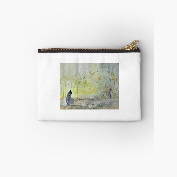 Item preview, Cat in a field designed and sold by watercolorsLiz.