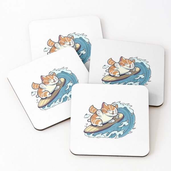 Item preview, Cat surfing designed and sold by alnamla.